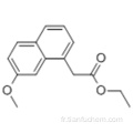 Ester éthylique de l&#39;acide 7-méthoxy-1-naphtalèneacétique CAS 6836-21-1